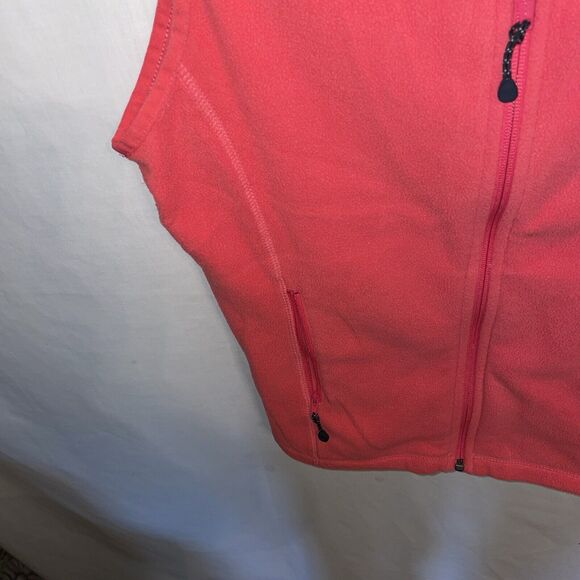 Vineyard Vines Athletic Vest Women’s Sz Small Pink Full Zip Pockets Sleeveless - Picture 6 of 12